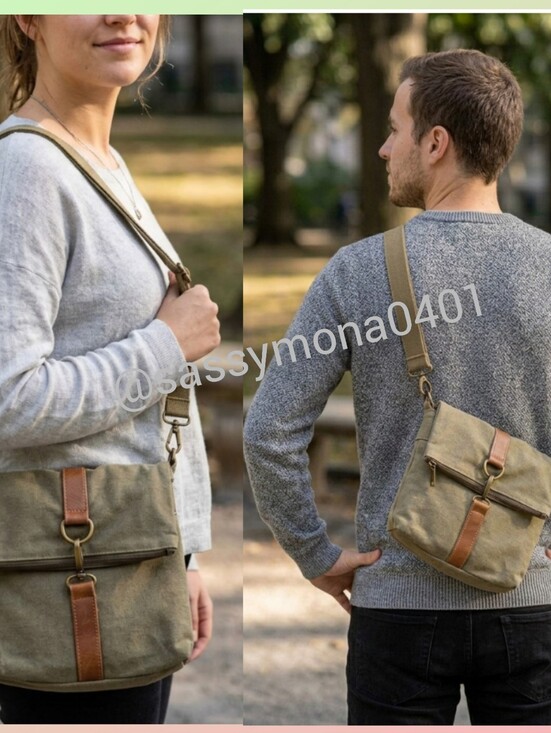 Cargoit Other - Cargoit Canvas Crossbody Messenger Bag - Unisex Adjustable Strap